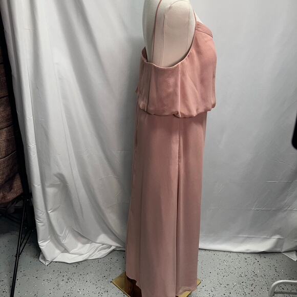 Azazie Rebecca Bridesmaid Dress Dusty Rose Pink Custom Size Womens Wedding Prom‎ - Picture 6 of 15